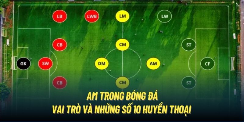 AM Trong Bóng Đá | Vai Trò Và Những Số 10 Huyền Thoại