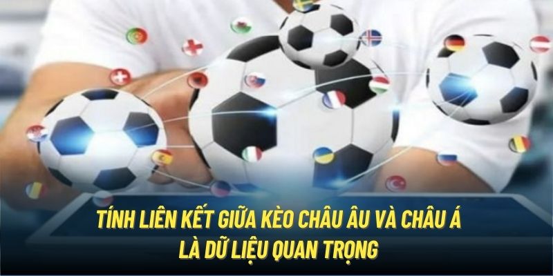 Tính liên kết giữa kèo châu Âu và châu Á là dữ liệu quan trọng